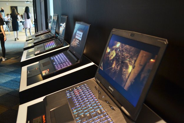 AORUS電競筆電於電腦展期間於101展覽室展示