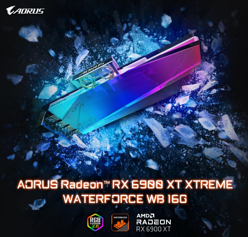 技嘉隆重推出AORUS Radeon™ RX 6900 XT水冷顯示卡