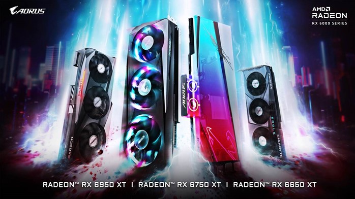 技嘉發表AMD Radeon™ RX 6950 XT，Radeon RX 6750 XT與Radeon RX 6650 XT系列顯示卡