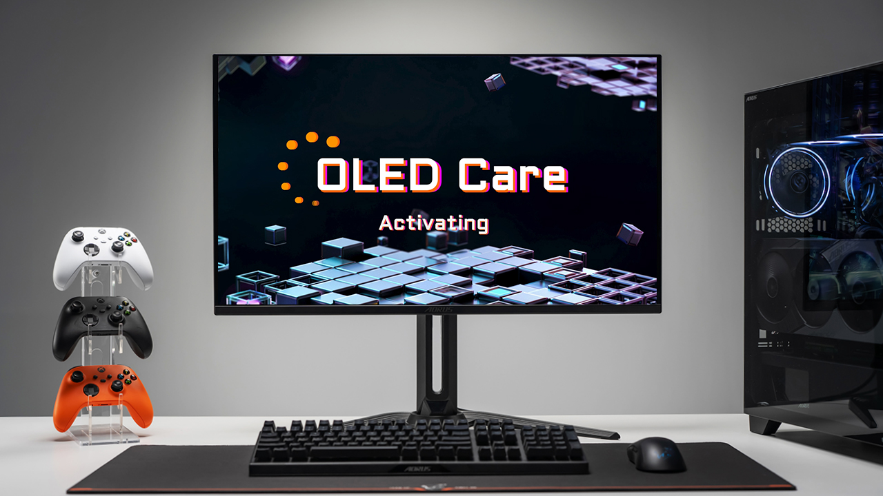 技嘉 OLED Care 如何降低OLED電競螢幕的烙印風險